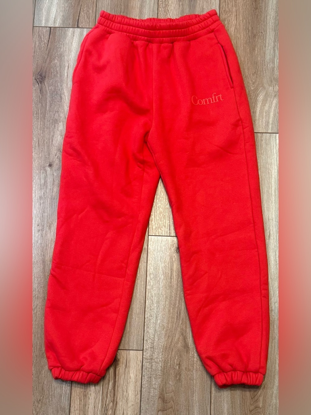Comfrt Women's Red Jogger Pants — Cozy joggers